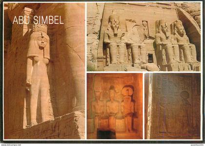 CPSM Format spécial-Abu Simbel-Beau timbre      L2279