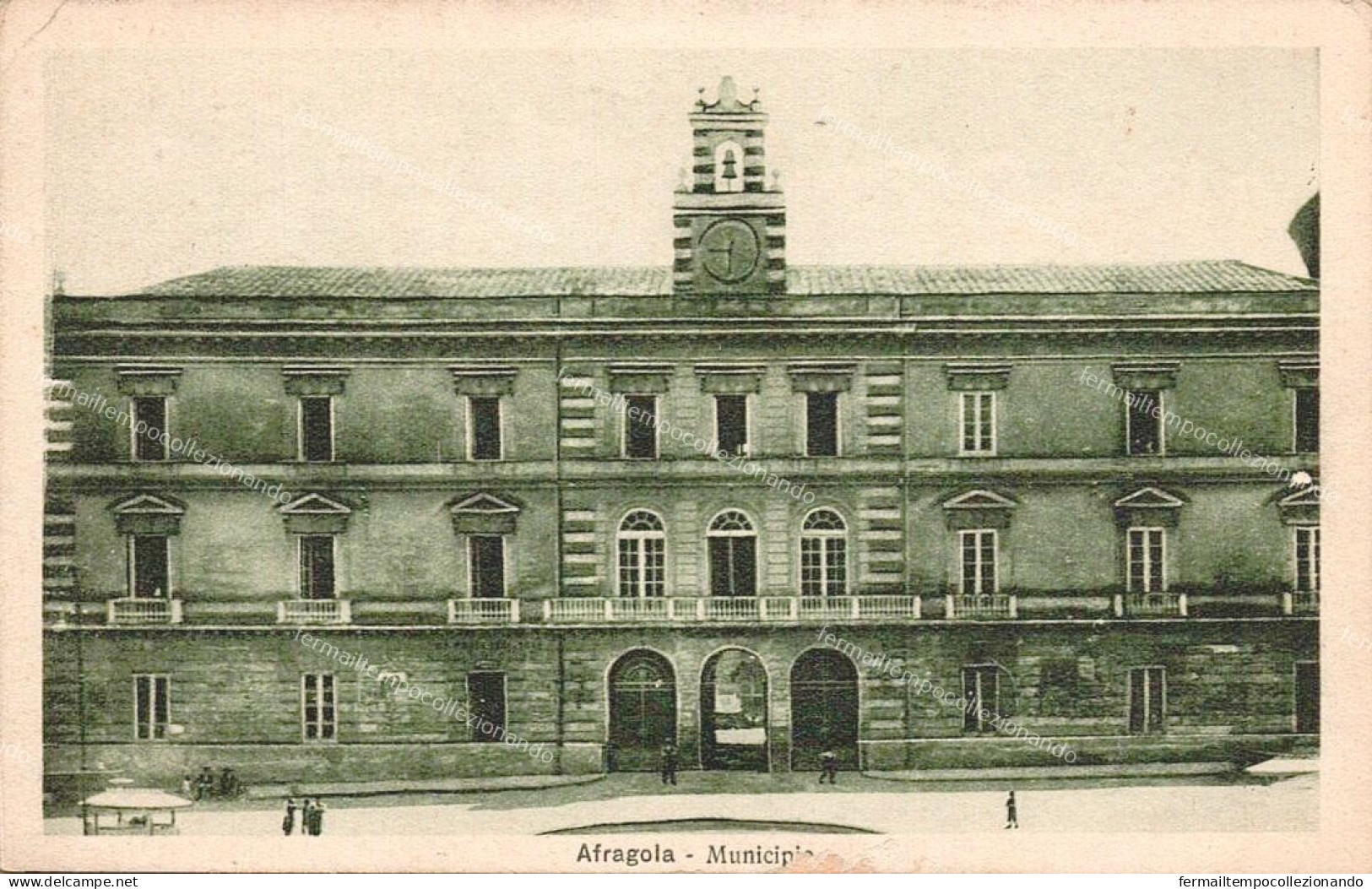 eh301 cartolina afragola, municipio,provincia di napoli