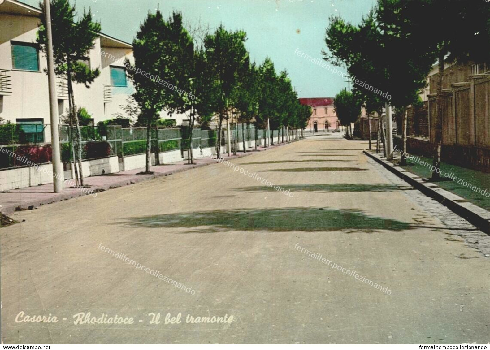 eh485 cartolina casoria, rhodiatoce,provincia di napoli
