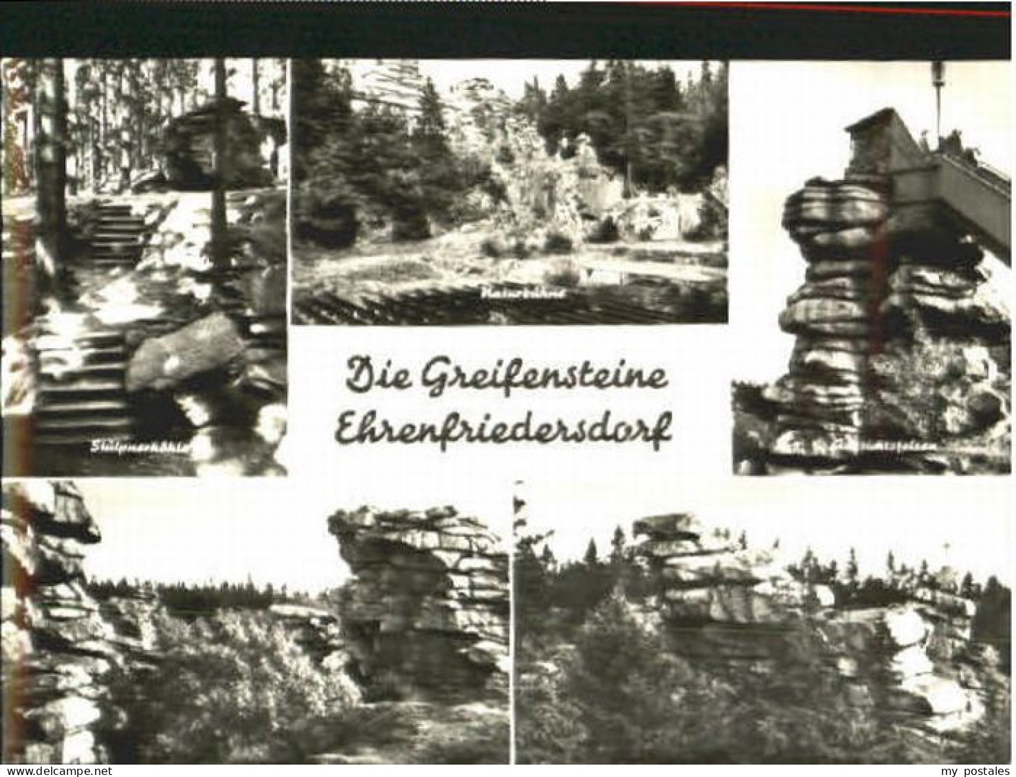 Ehrenfriedersdorf Erzgebirge Ehrenfriedersdorf Naturbuehne Felsen ungelaufen ca.