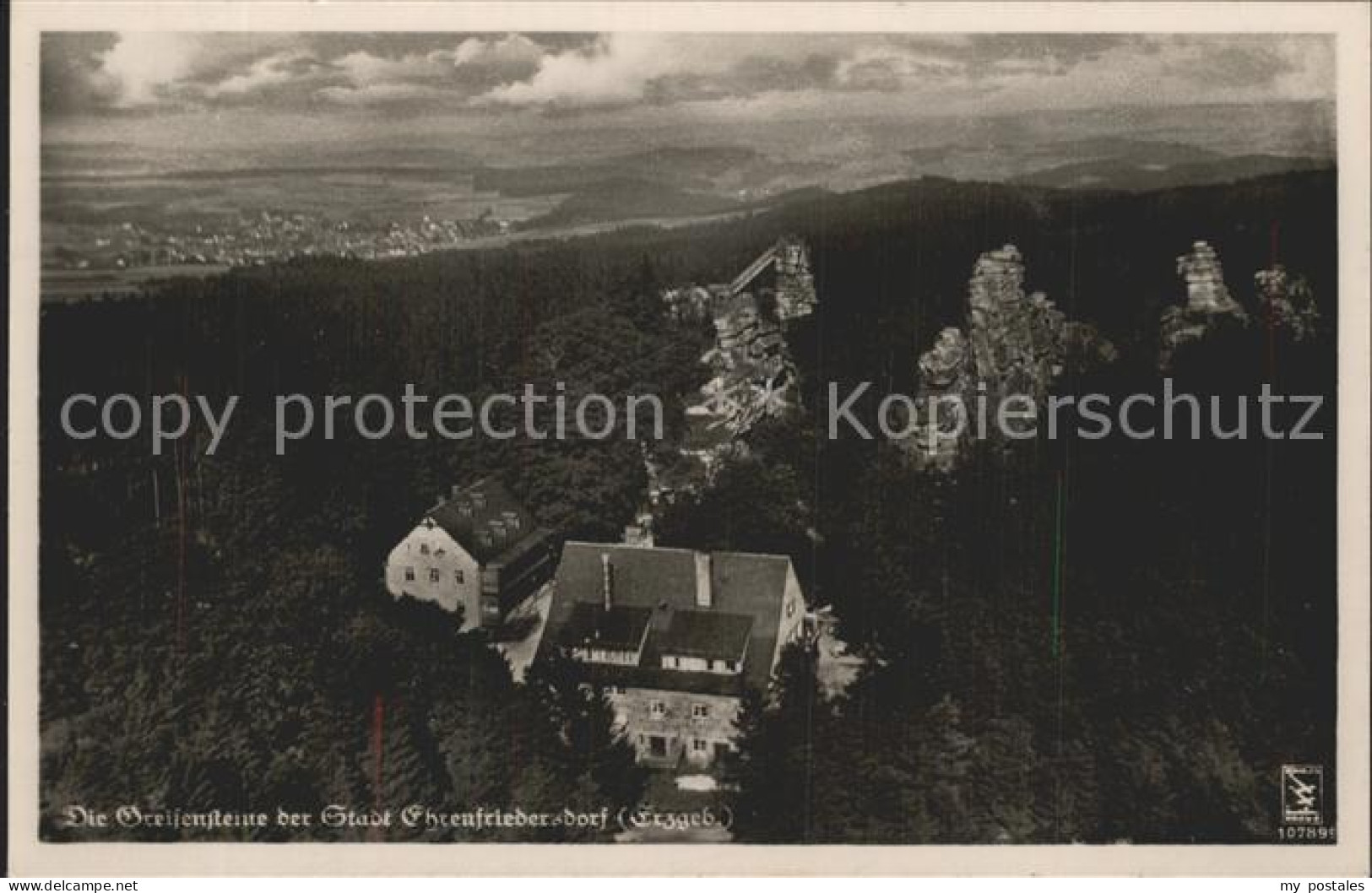 Ehrenfriedersdorf Erzgebirge Greifensteine Fliegeraufnahme