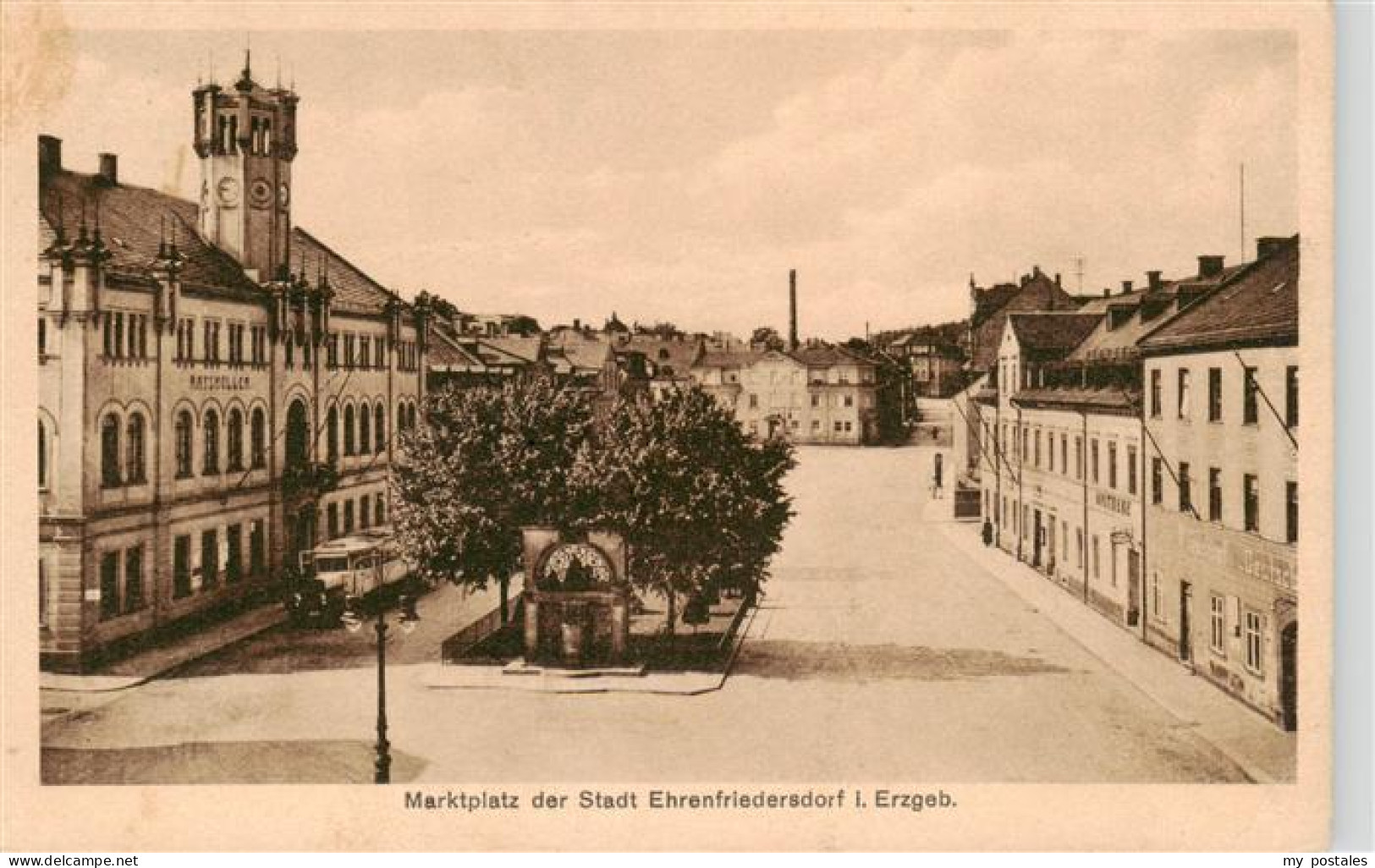 Ehrenfriedersdorf Erzgebirge Marktplatz