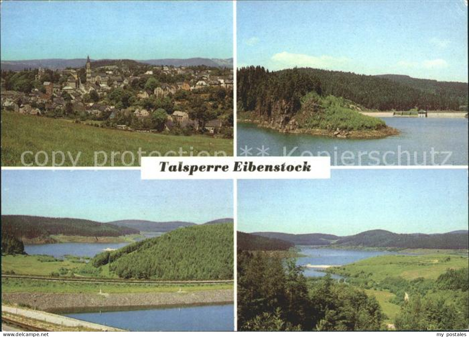 Eibenstock Ortsblick Talsperre Eibenstock Panorama