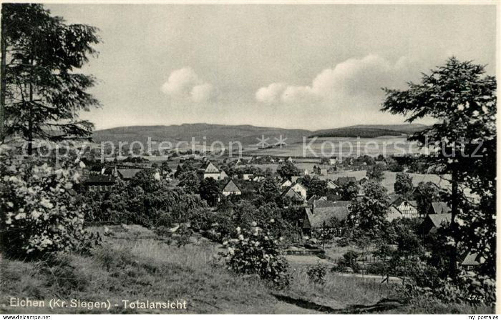 Eichen Kreuztal Westfalen Panorama