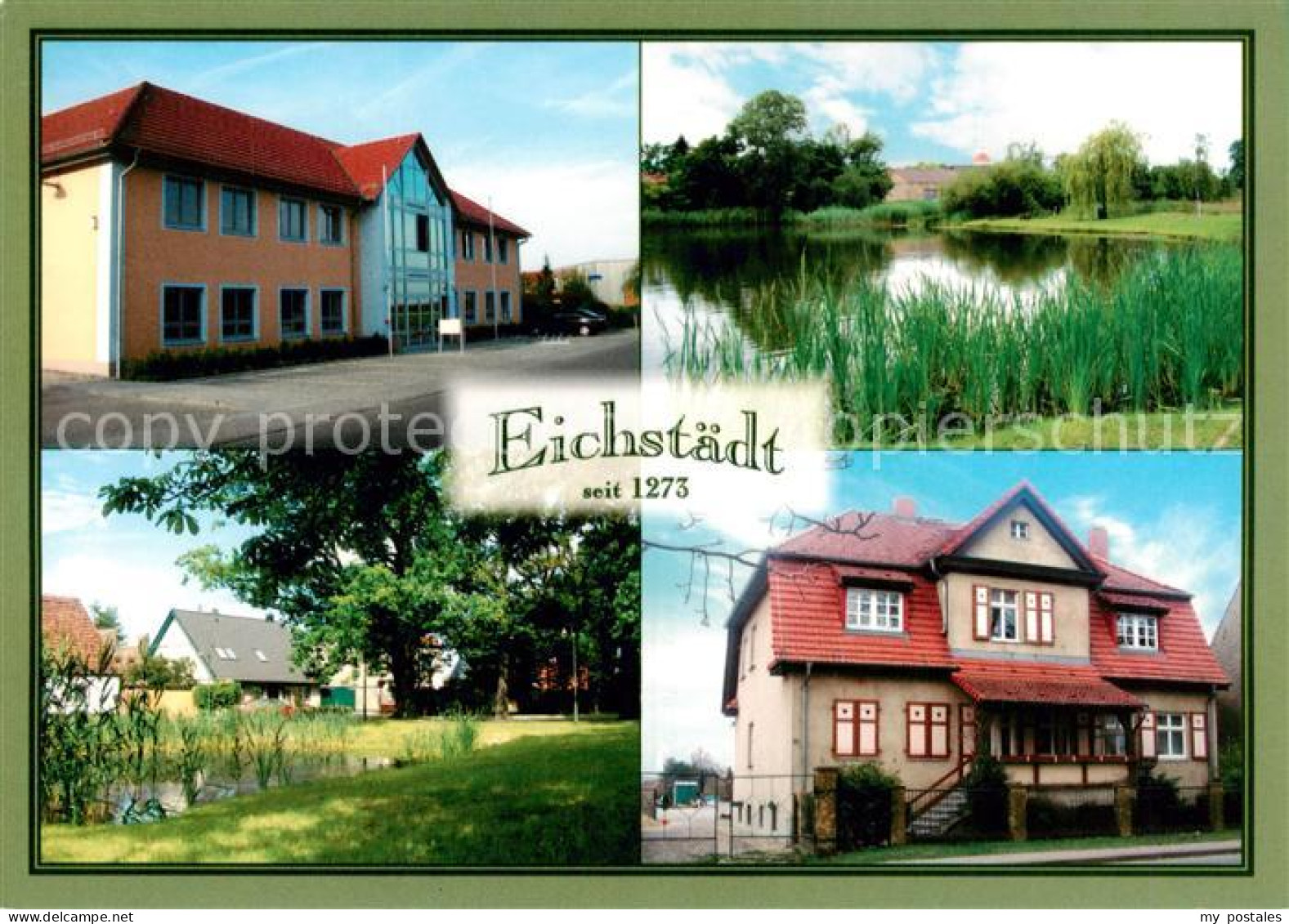 Eichstaedt Verwaltungsgebaeude Gemeinde Oberkramer Am Uppstallpfuhl Teich Wohnha