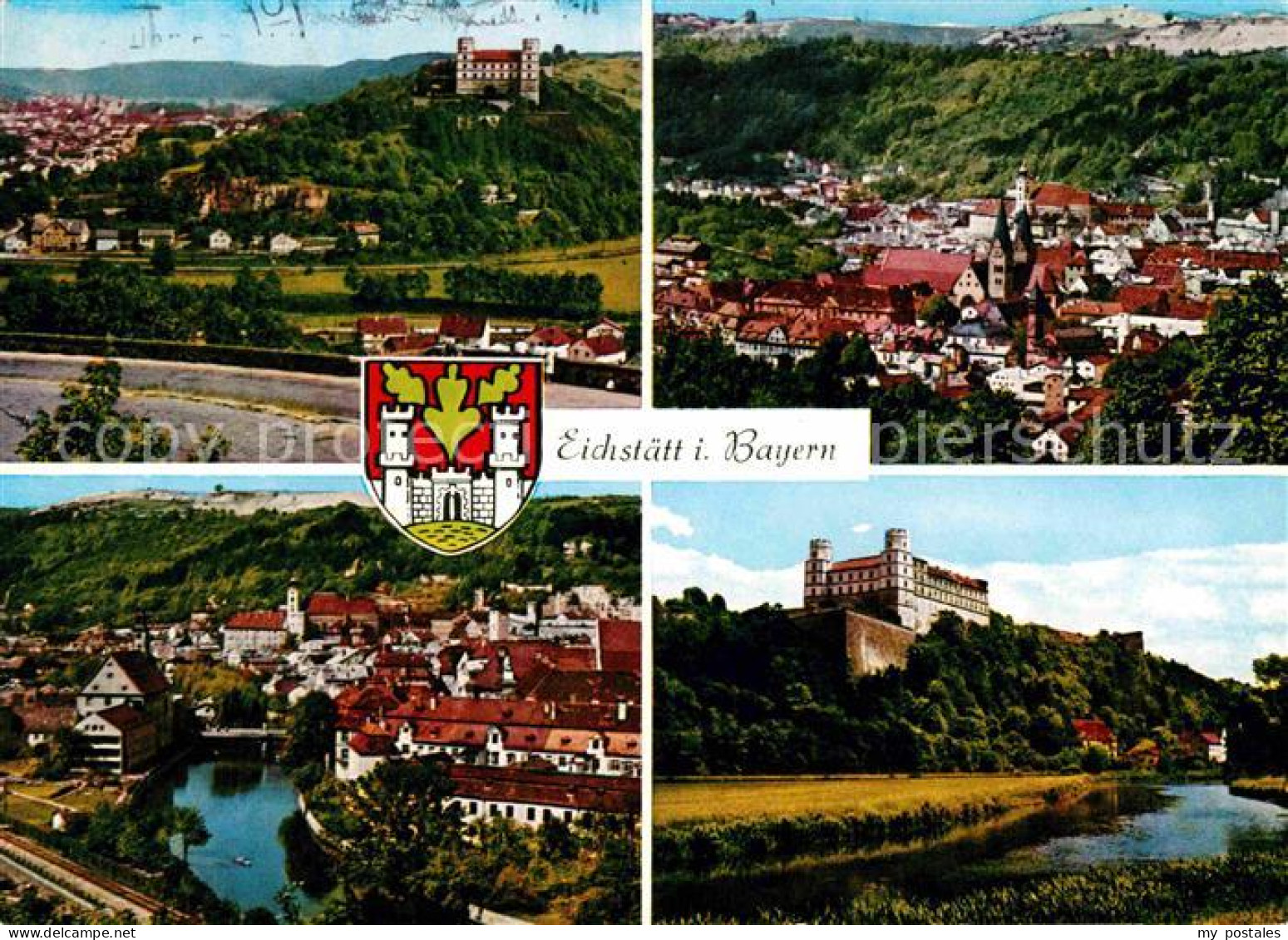 Eichstaett Oberbayern Schloss Panorama