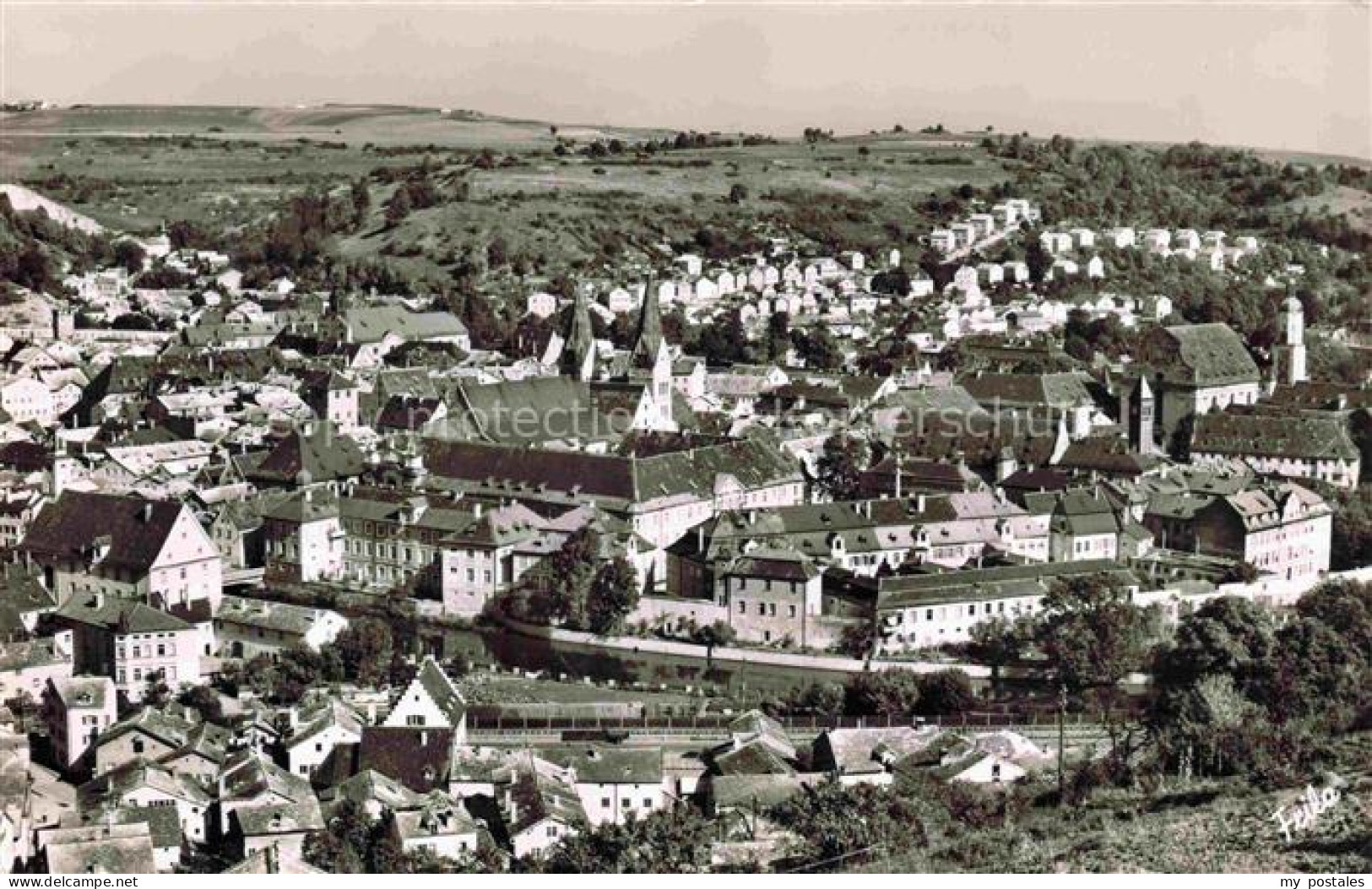 Eichstaett Oberbayern Stadtpanorama