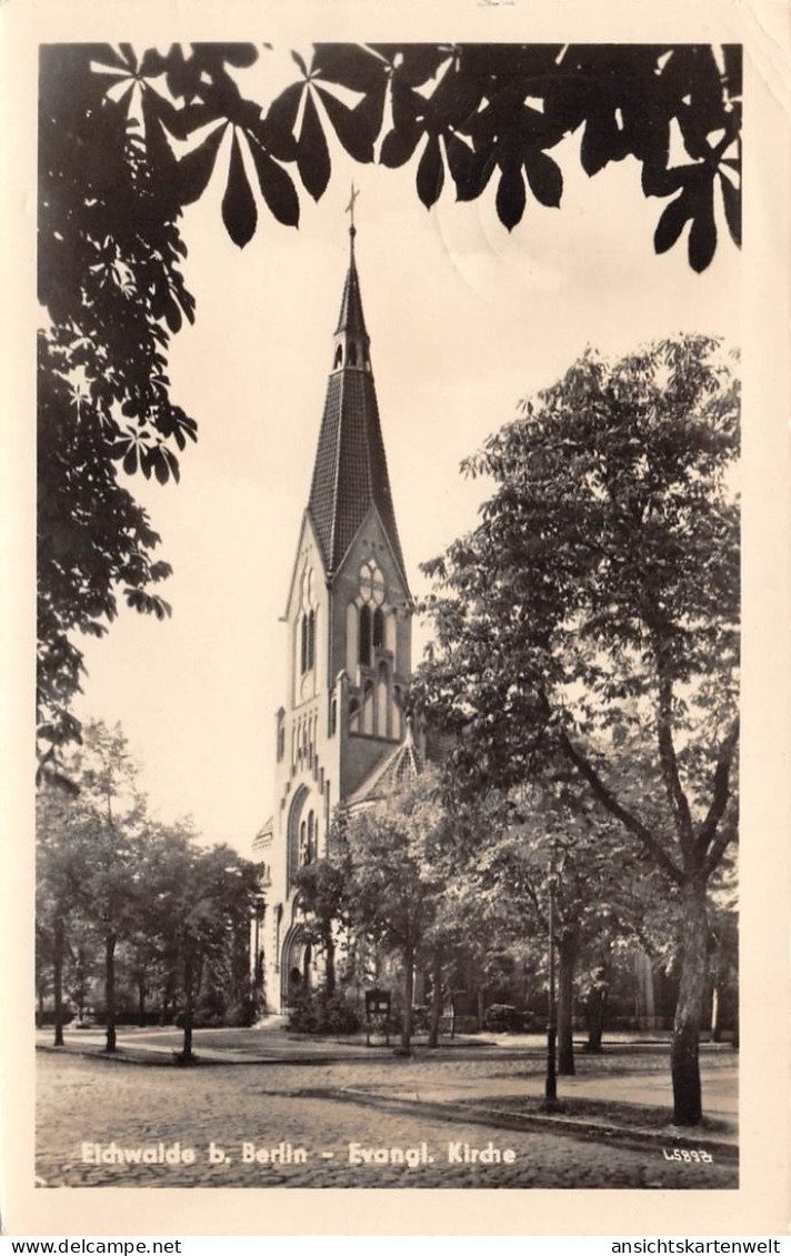 Eichwalde bei Berlin Evangelische Kirche gl1956 #168.566