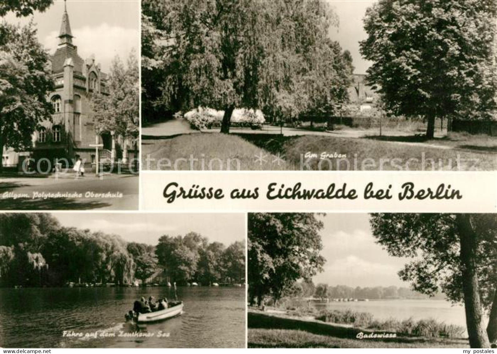 Eichwalde Polytech Oberschule Am Graben Faehre Zetkiner See Badewiese