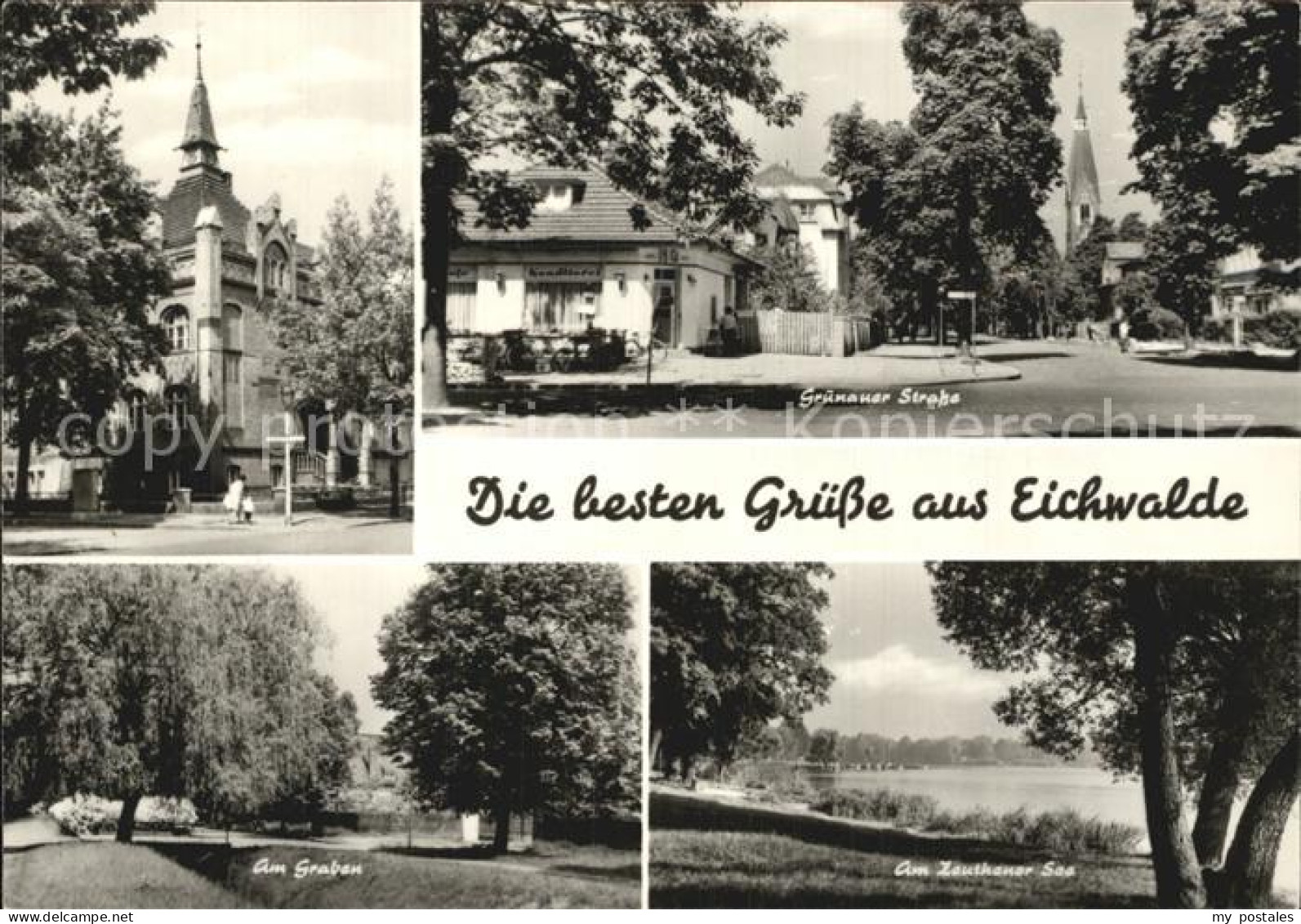 Eichwalde Zeuthener See Graben Gruenauer-Strasse