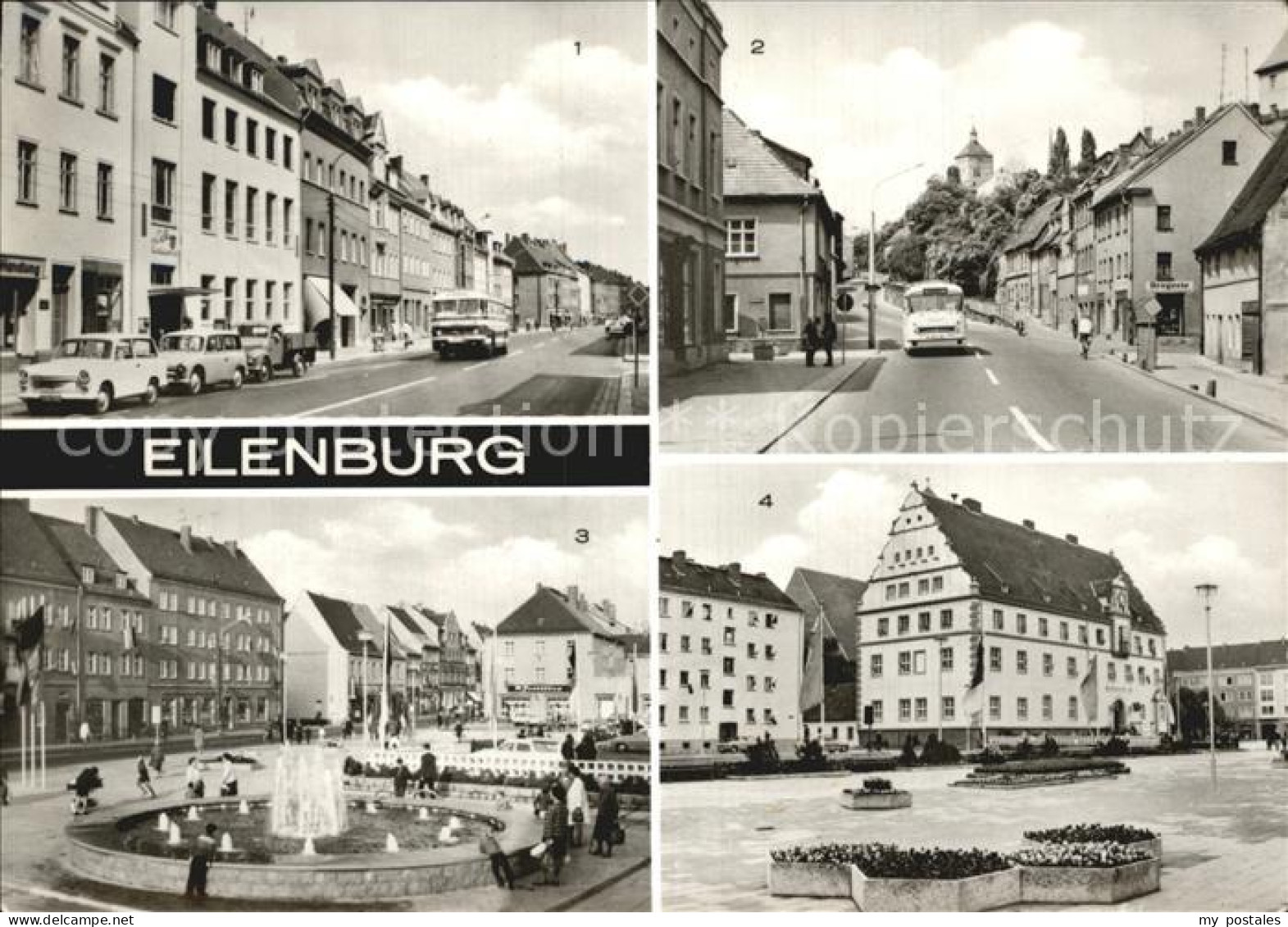 Eilenburg Leipziger Str Bergstr Markt Rathaus