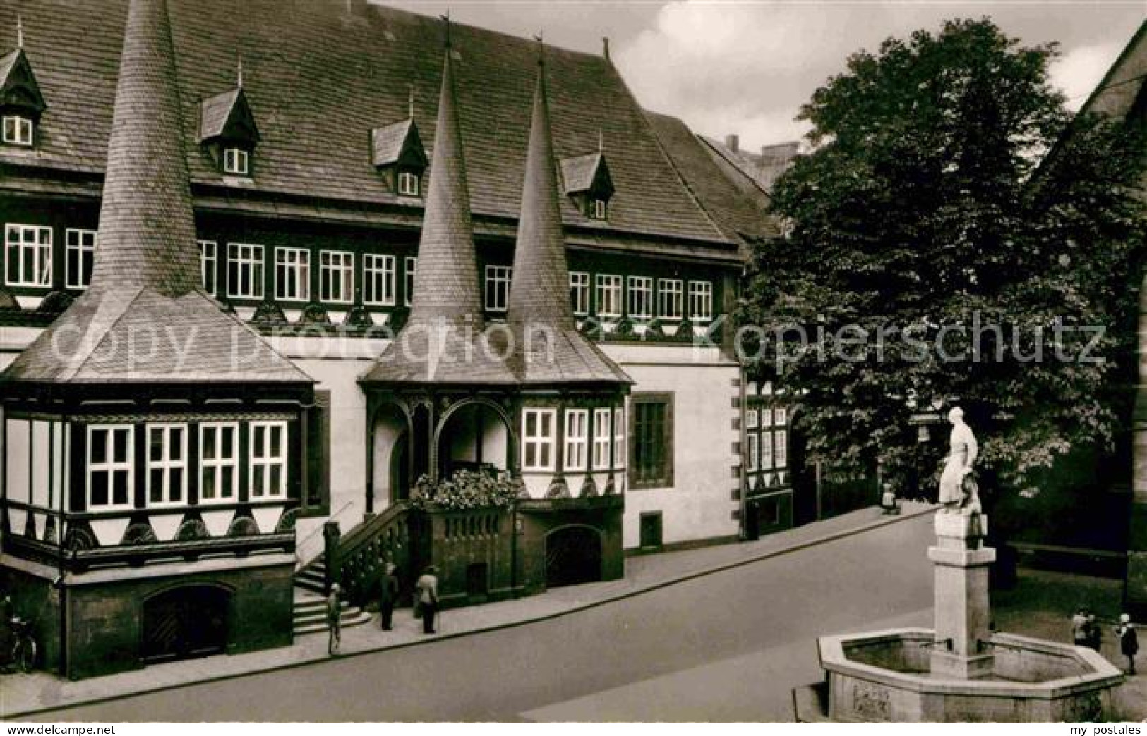 Einbeck Niedersachsen Rathaus Eulenspiegelbrunnen