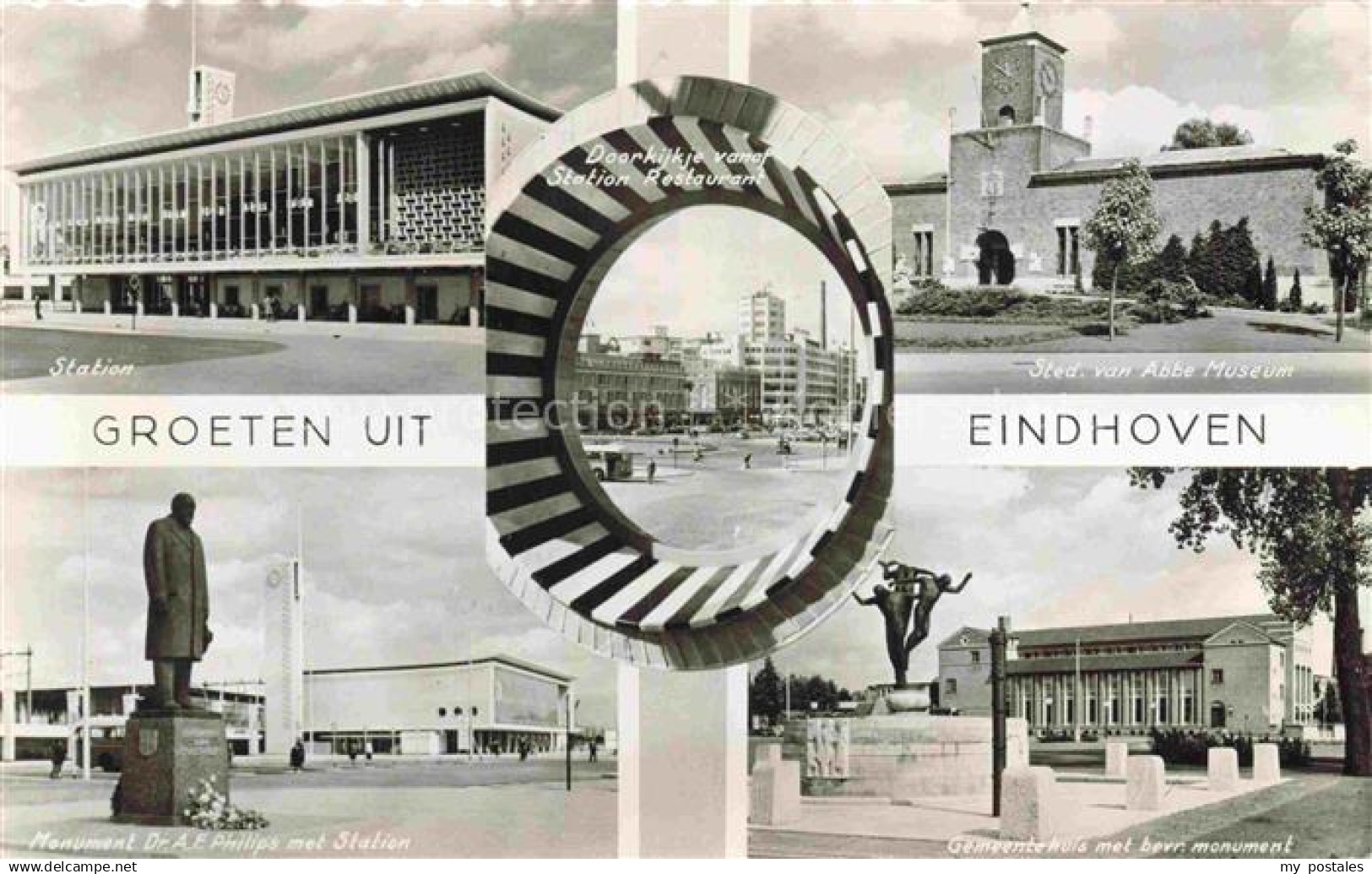 EINDHOVEN Noord-Brabant NL Station Museum Monument Gemeentehuis