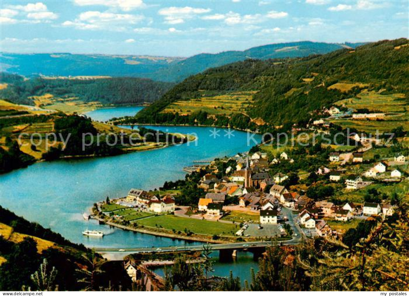 Einruhr Simmerath Panorama Obersee der Rurtalsperre