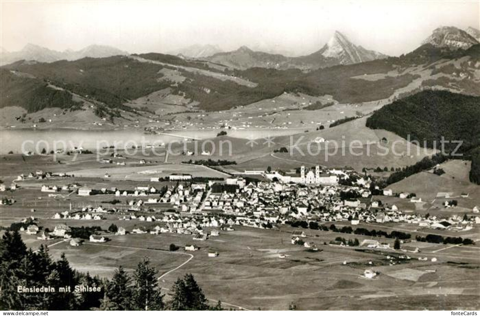 Einsiedeln SZ mit Sihlsee