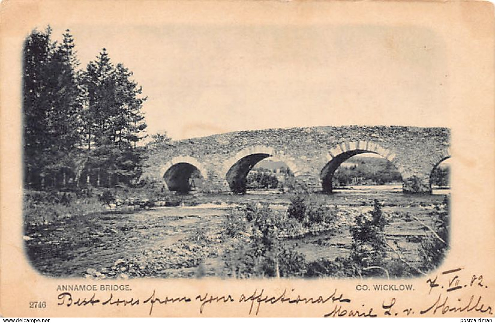 ÉIRE Ireland - ANNAMOE (Co. Wicklow) The bridge