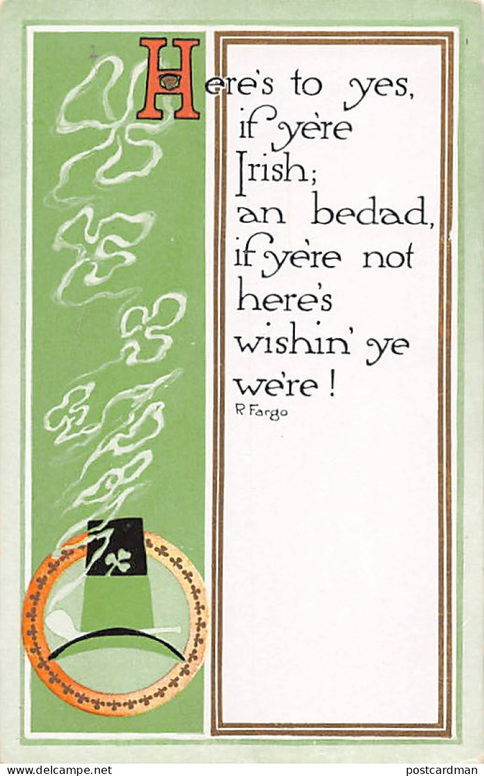 ÉIRE Ireland - Here's to yes, if ye're Irish - R. Fargo