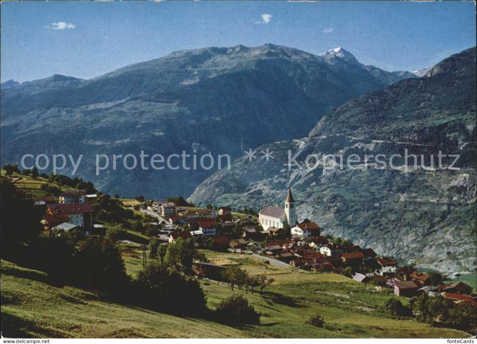 Eischoll Panorama mit Balmhorn
