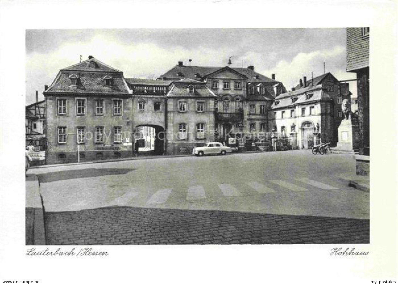 Eisenbach Vogelsbergkreis Lauterbach Hessen Hohhaus Barockgebaeude Torbogen Plat