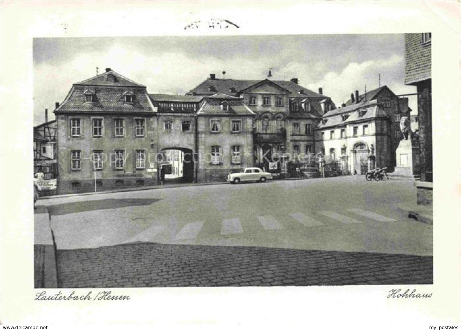 Eisenbach Vogelsbergkreis Lauterbach Hessen Hohhaus Barockgebaeude Torbogen Plat