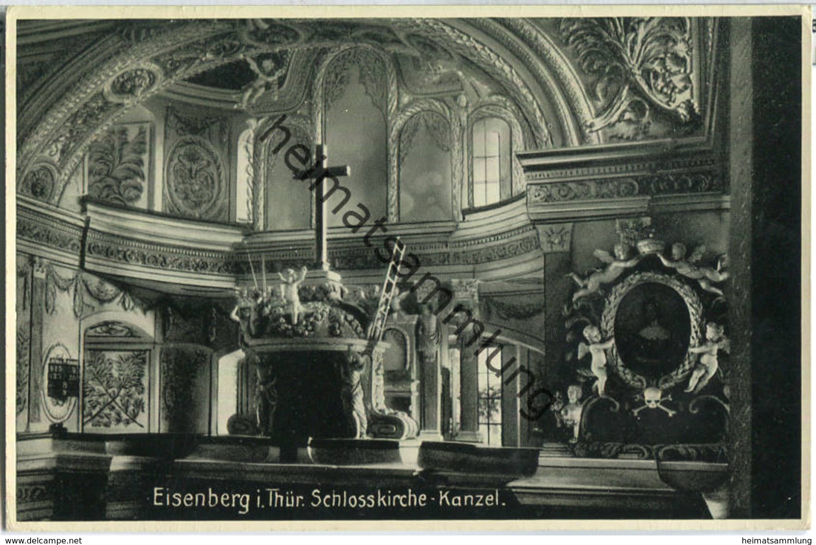 Eisenberg in Thüringen - Schlosskirche - Kanzel