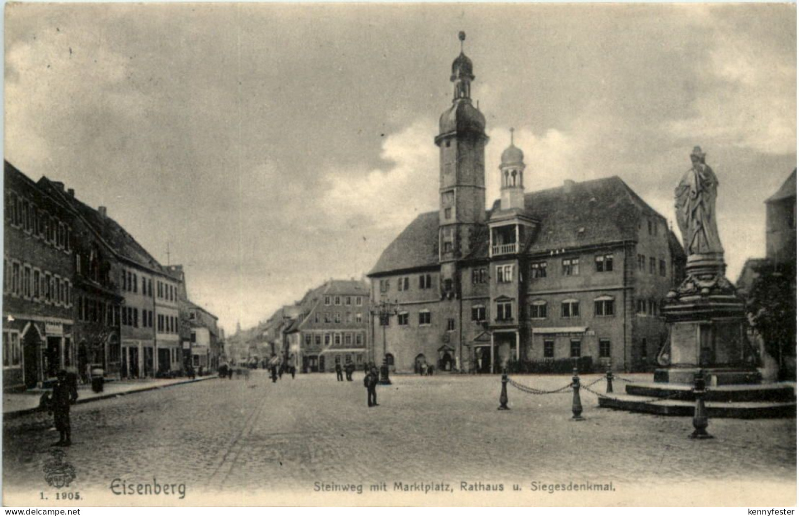 Eisenberg - Steinweg mit Marktplatz