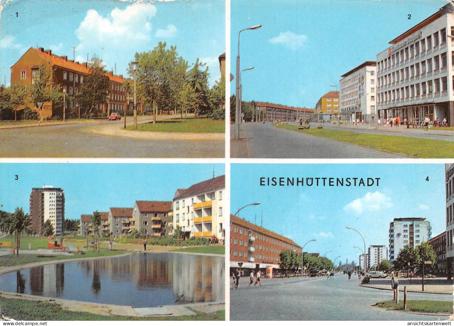 Eisenhüttenstadt Mehrbildkarte ngl #179.041
