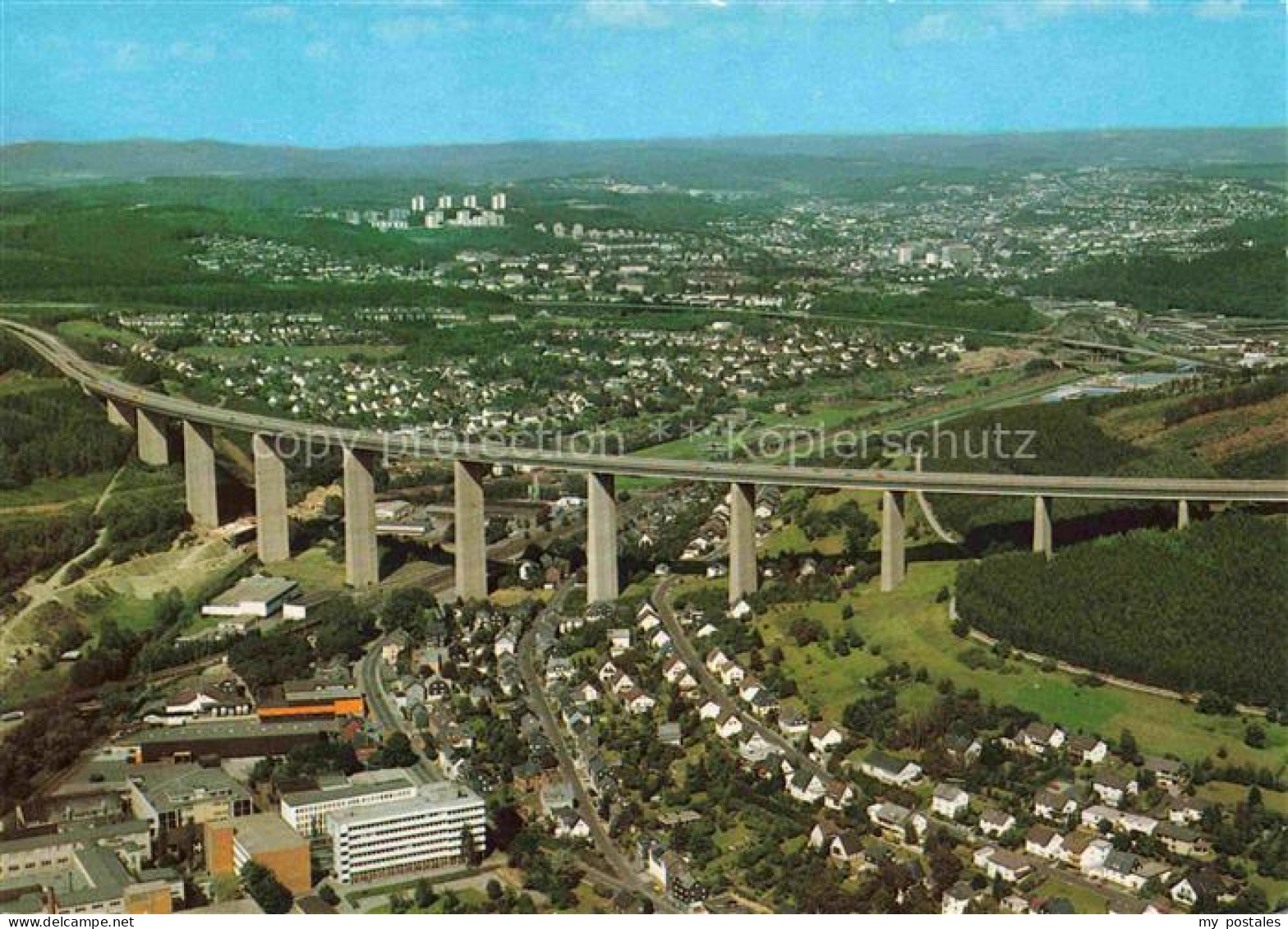 Eiserfeld Siegen Westfalen NRW Siegtalbruecke BAB-45 Autobahn Siegen Talbruecke