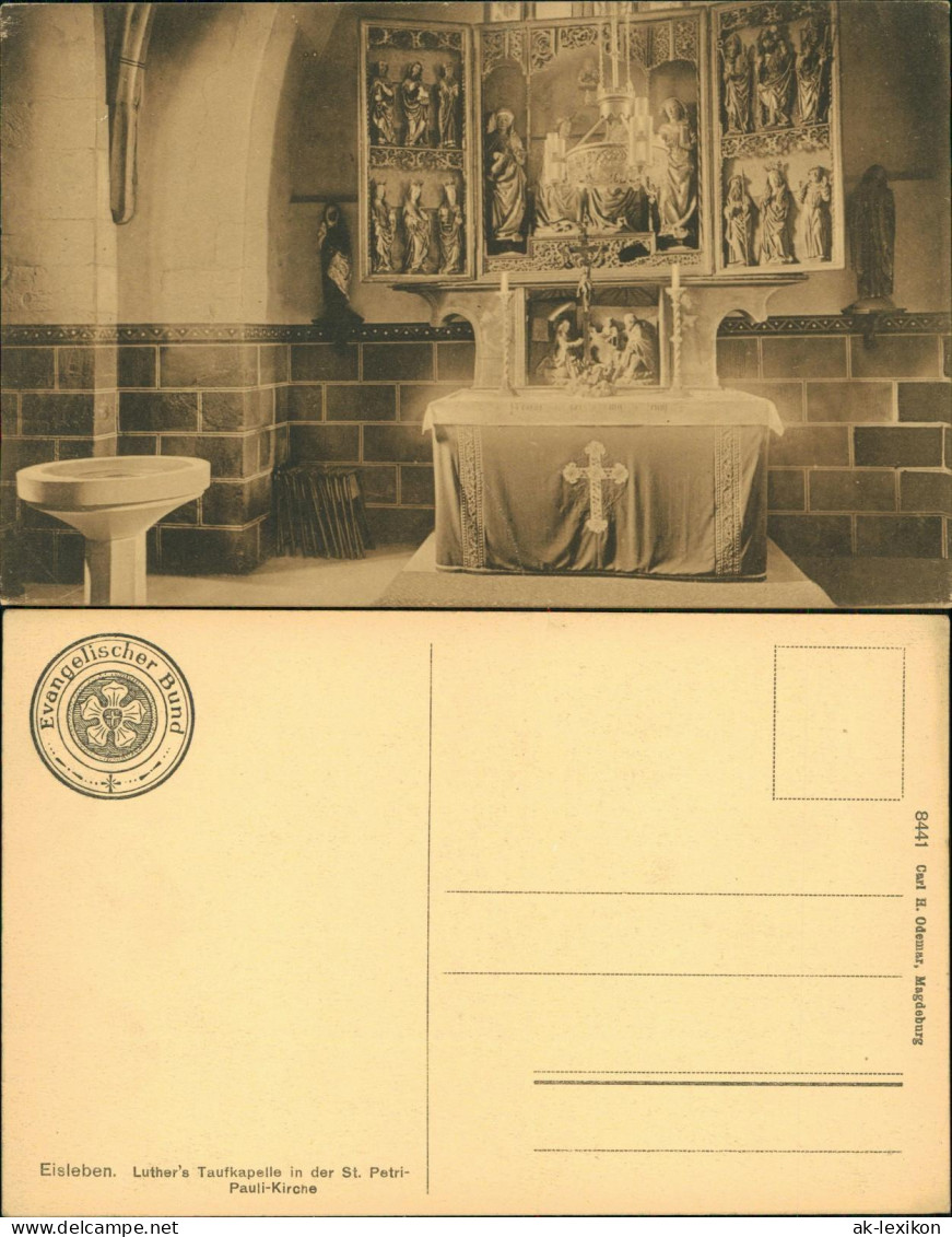 Eisleben Lutherstadt Eisleben St. Petri Pauli-Kirche Taufkapelle 1914