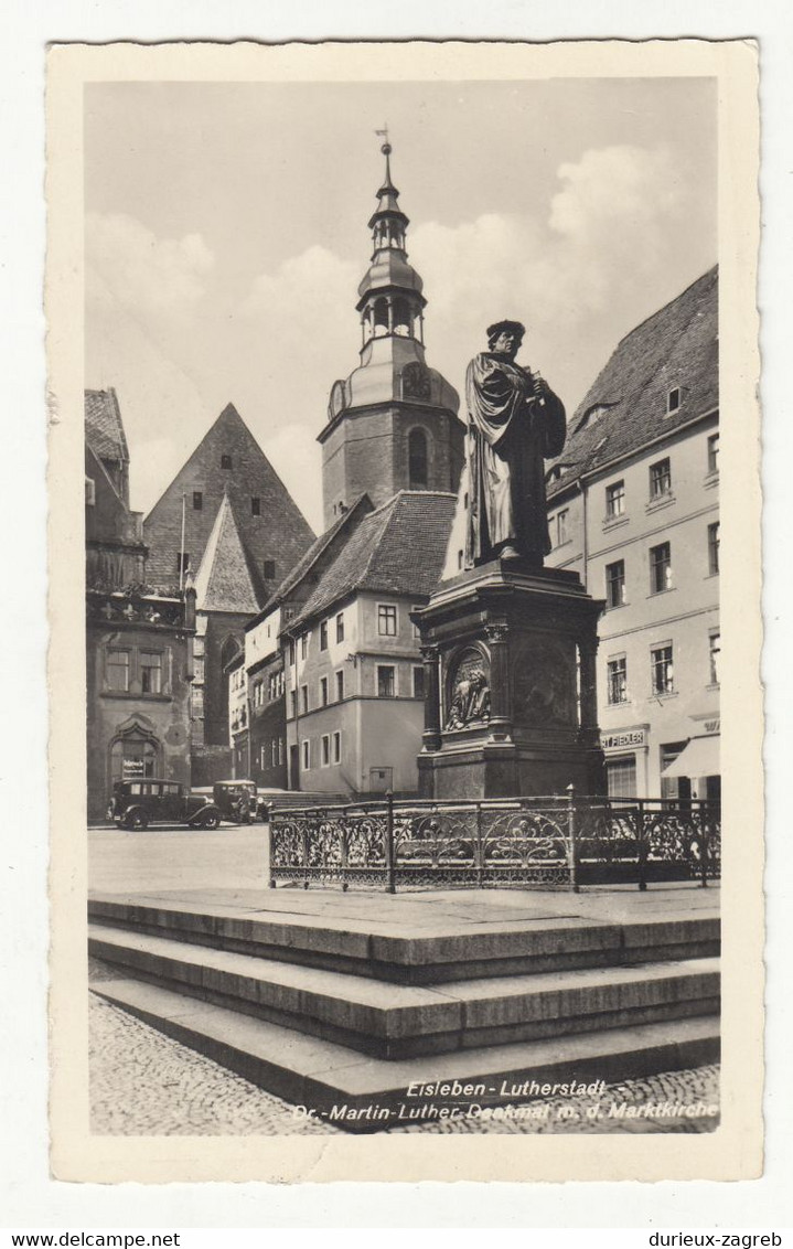 Eisleben - Lutherstadt old postcard posted 1942 b211110