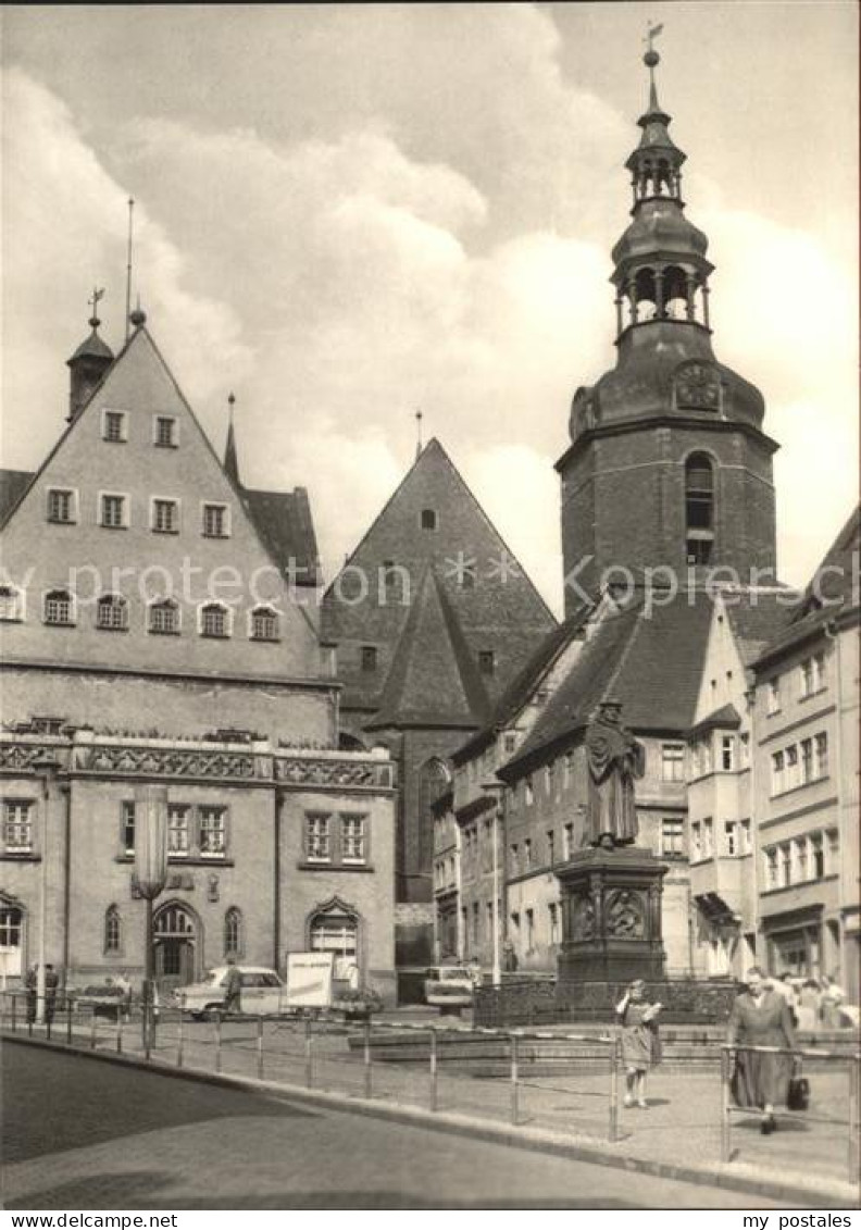 Eisleben Lutherstadt Rathaus Lutherdenkmal