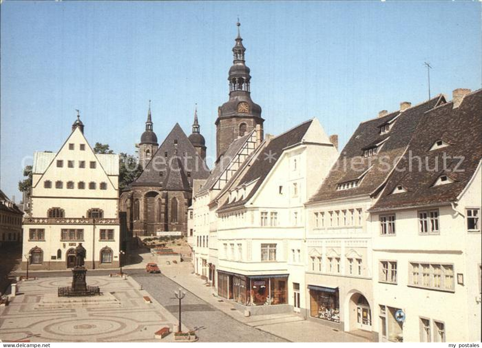 Eisleben Markt Lutherdenkmal Andreaskirche Lutherstadt