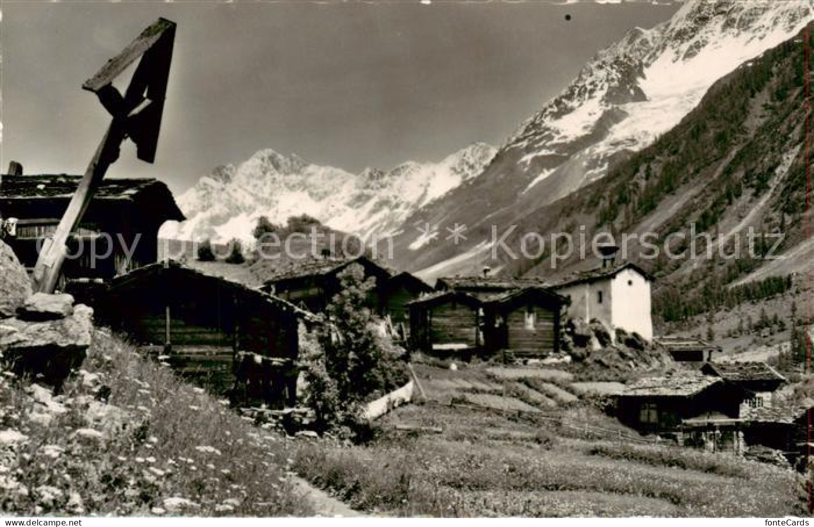 Eisten im Loetschental mit Schinhorn