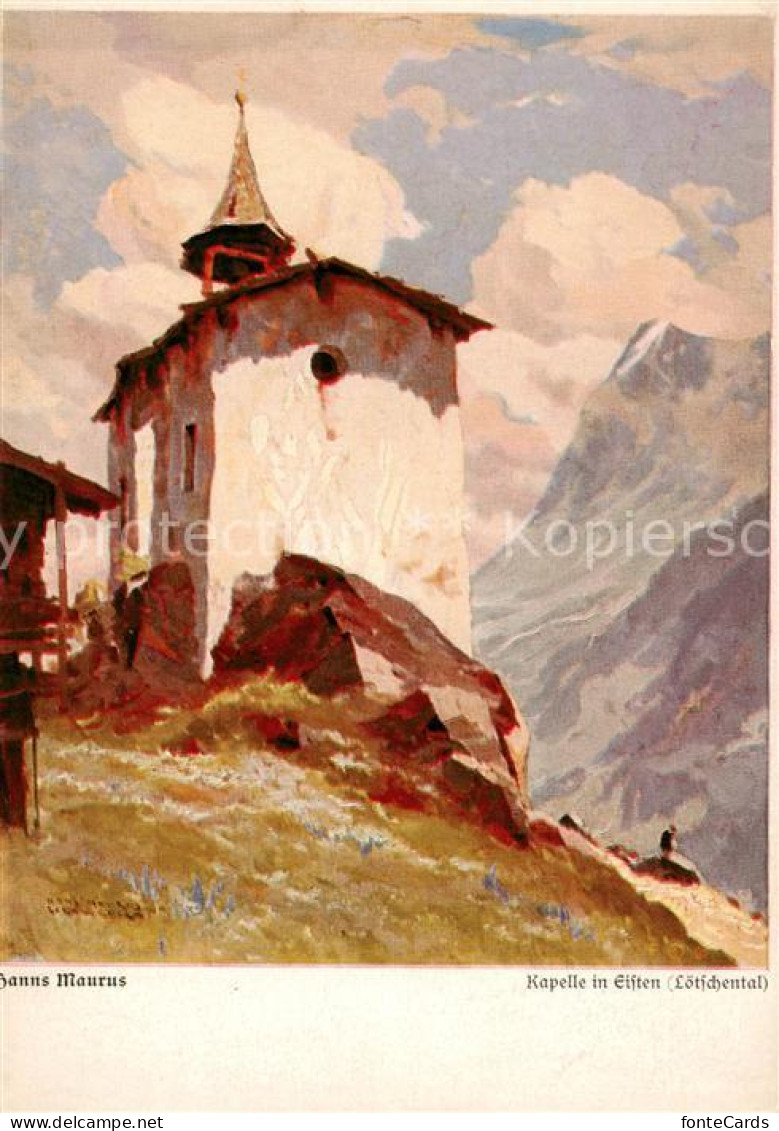 Eisten VS Kapelle in Eisten Kuenstlerkarte