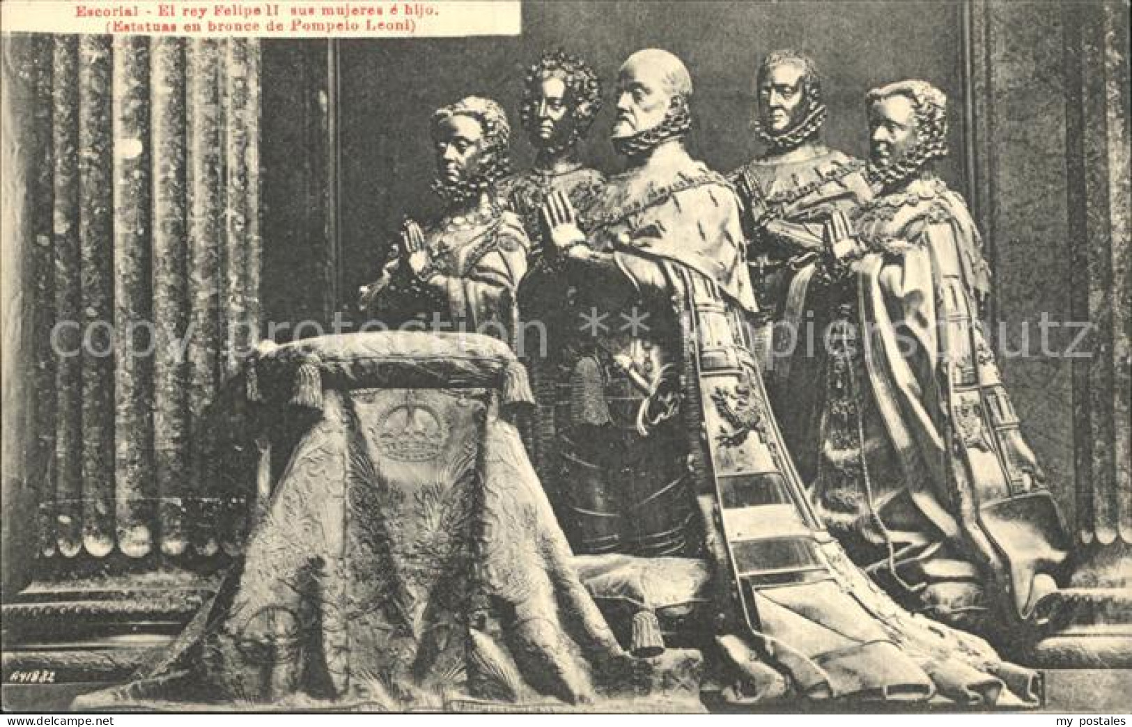 El Escorial El rey Felipe II sus mujeres e hijo