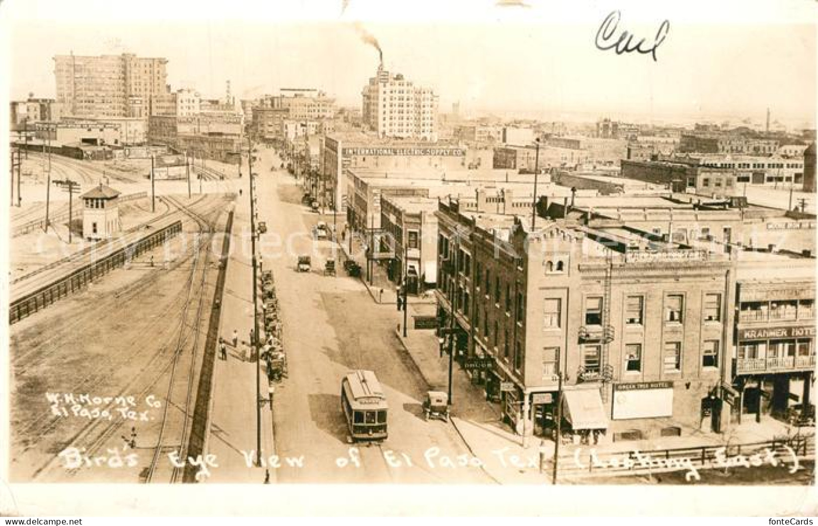 El Paso Texas Fliegeraufnahme