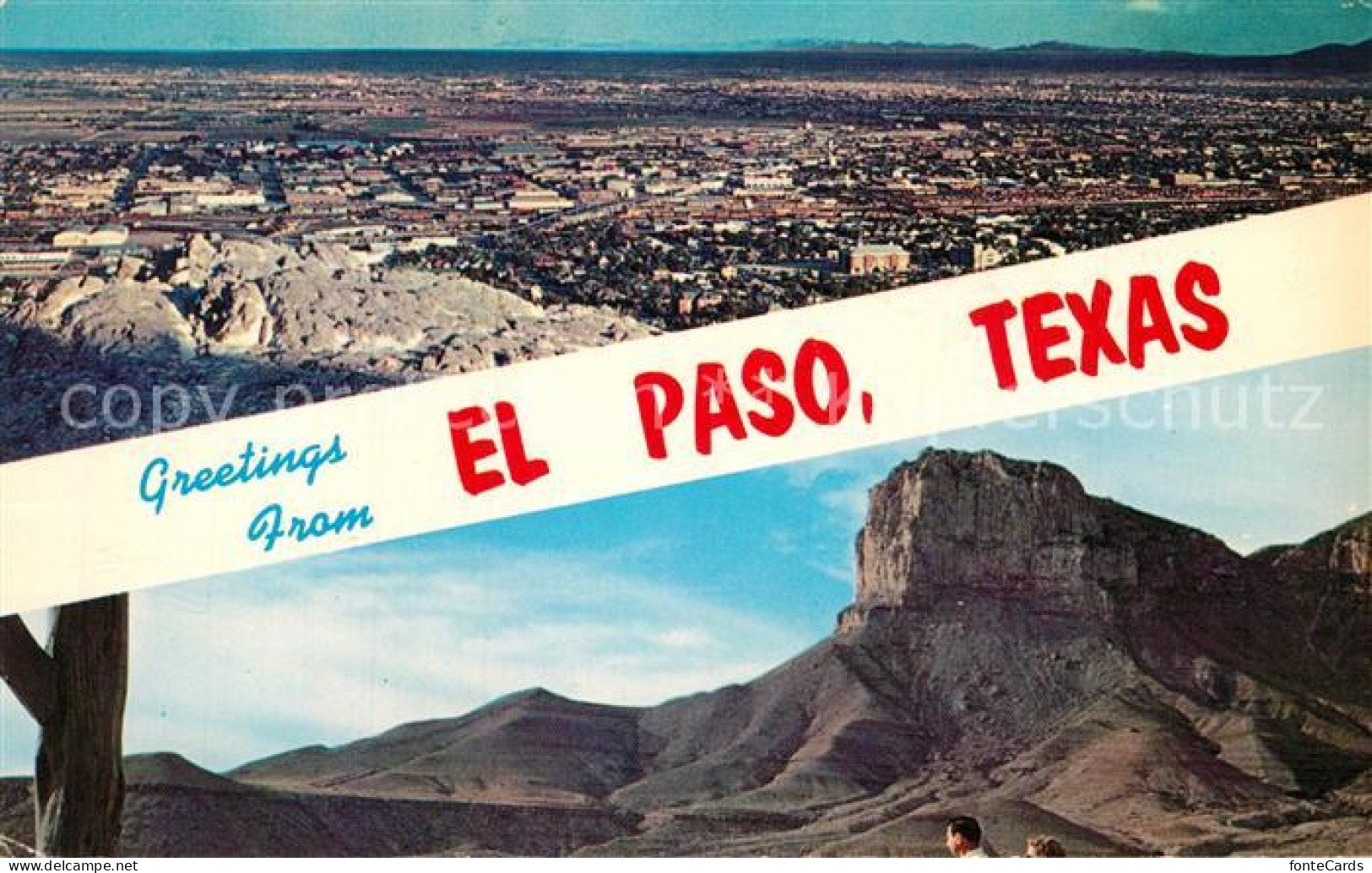 El Paso Texas Fliegeraufnahme