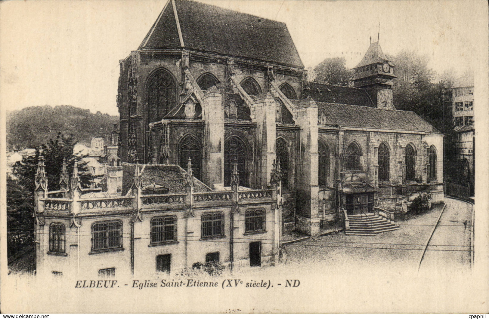 Elbeuf CPA Eglise Saint Etienne