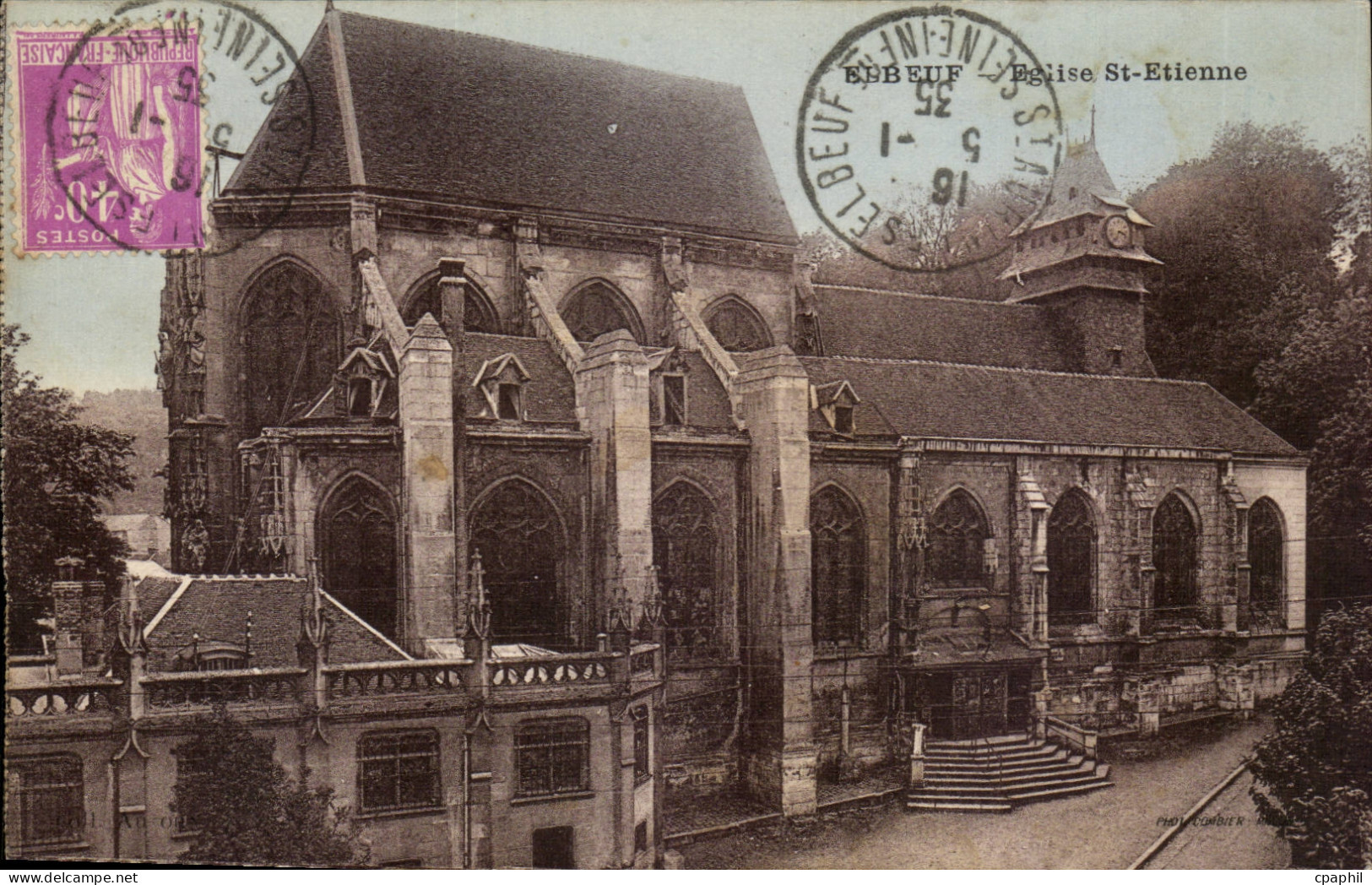 Elbeuf CPA Eglise St Etienne