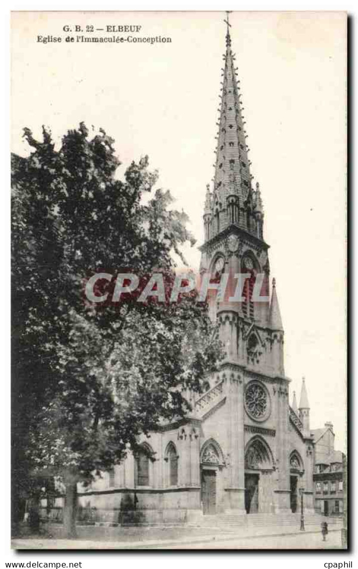Elbeuf - Eglise de l'Immaculee Conception - CPA