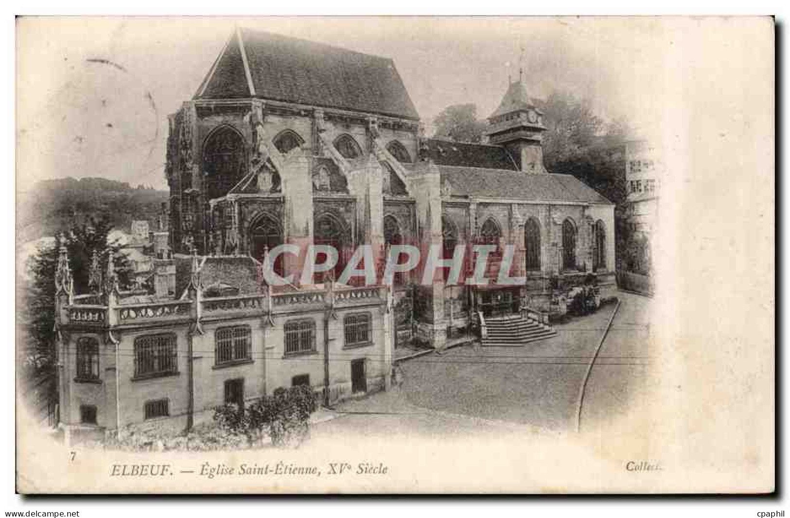 Elbeuf - Eglise Saint Etienne - CPA