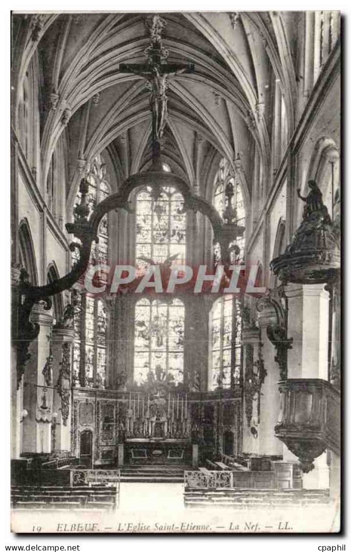 Elbeuf - Eglise St Etienne - CPA