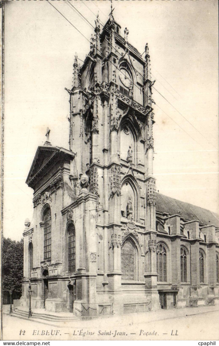 Elbeuf - L'Eglise Saint Jean - CPA