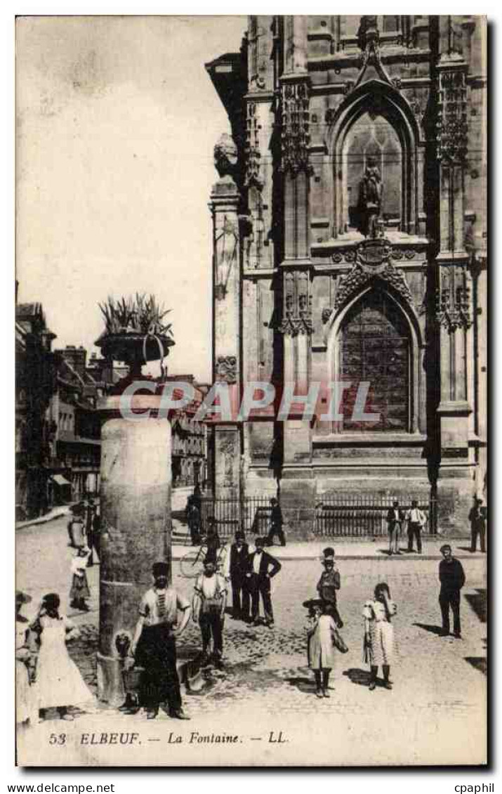 Elbeuf - La Fontaine CPA