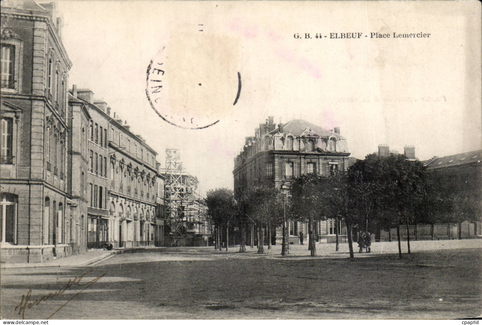 Elbeuf - Place Lemercier - CPA