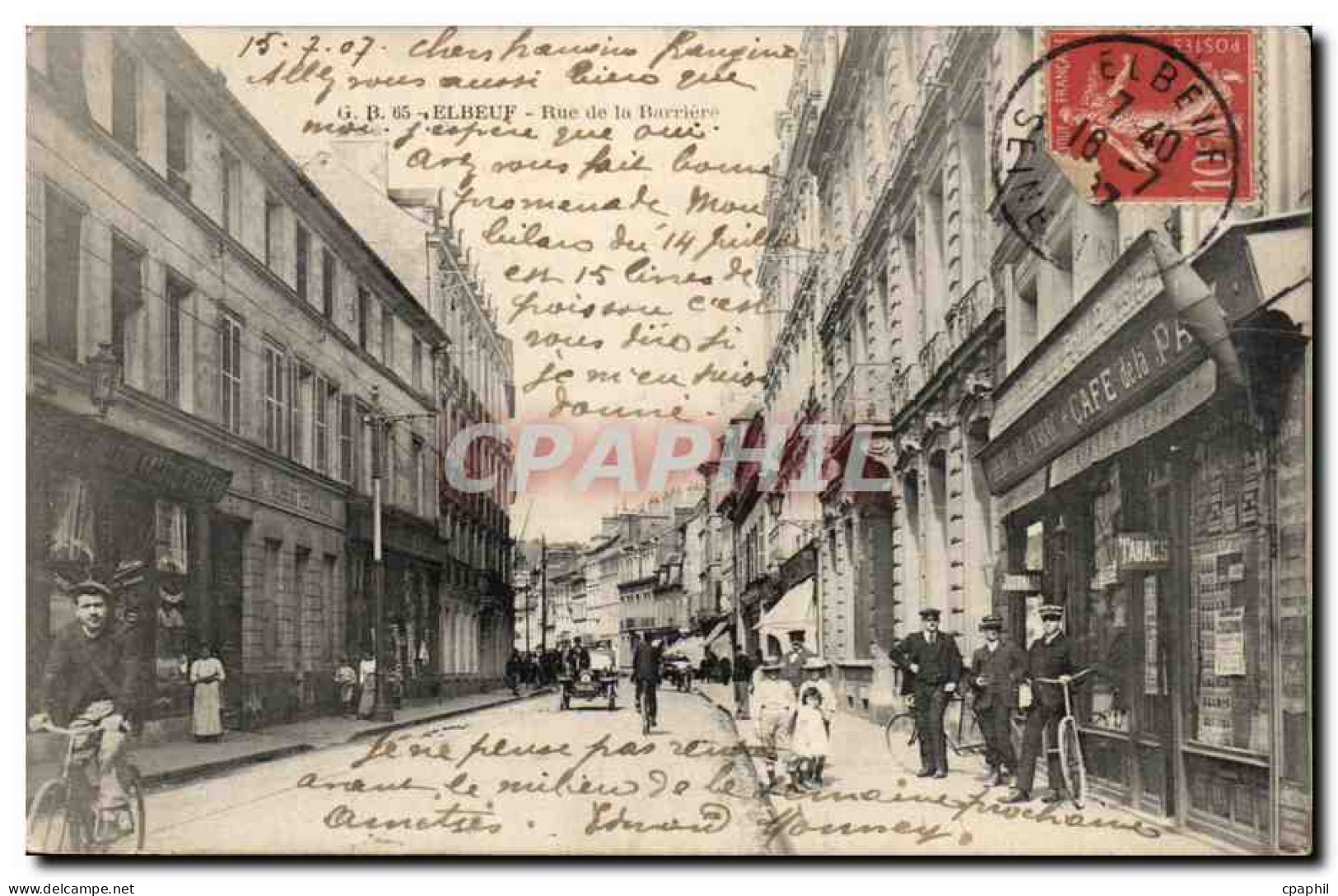 Elbeuf - Rue de la Barriere - CPA