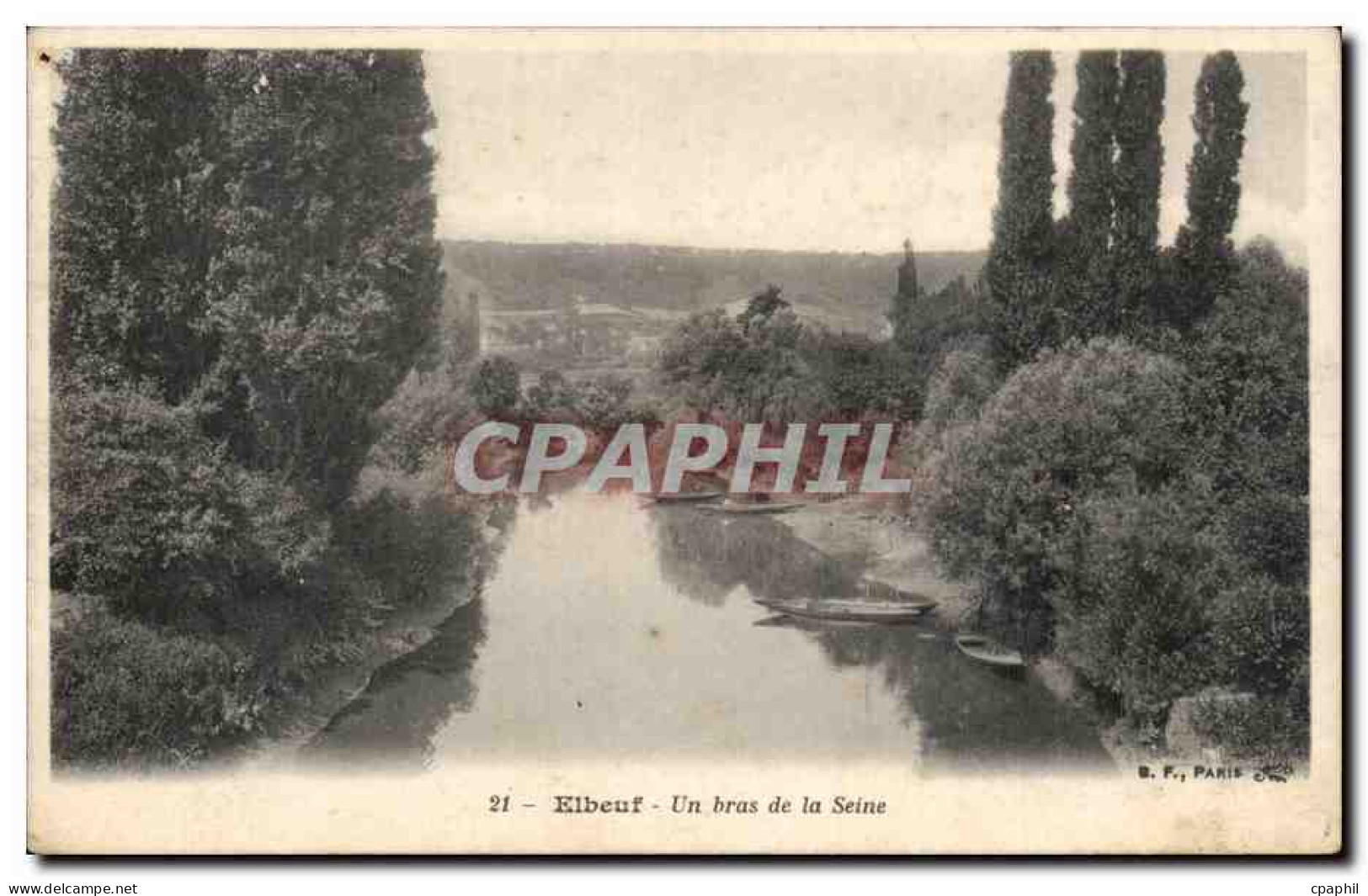 Elbeuf - Un Bras de la Seine - CPA
