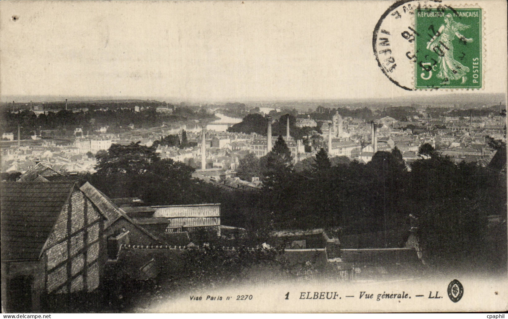 Elbeuf - Vue Generale - CPA