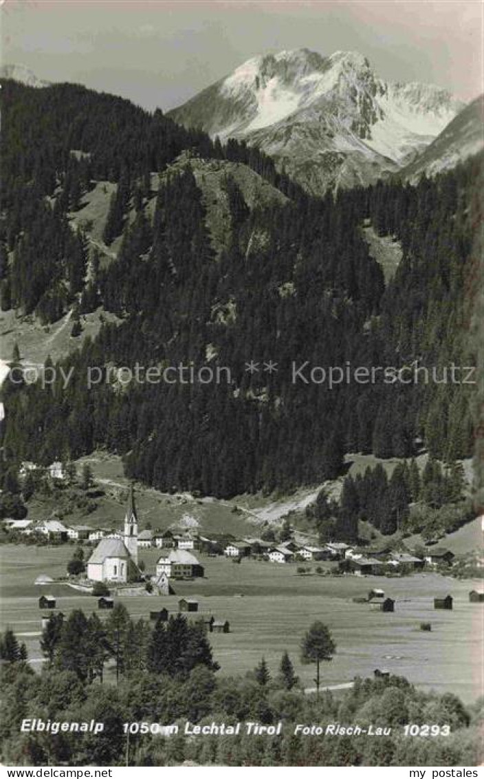 Elbigenalp Lechtal Tirol AT Panorama Lechtal Alpen