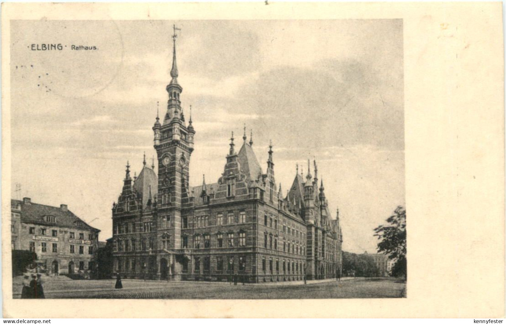 Elbing Rathaus - Ostpreussen